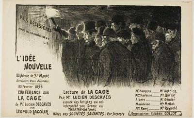 La nueva idea de Théophile Alexandre Pierre Steinlen