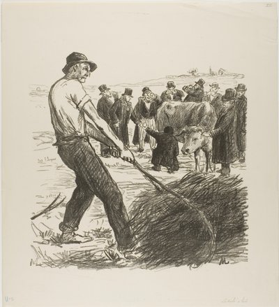 Vaca lechera de Théophile Alexandre Pierre Steinlen