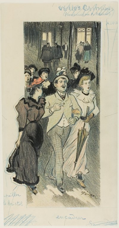 Canciones antiguas de Théophile Alexandre Pierre Steinlen