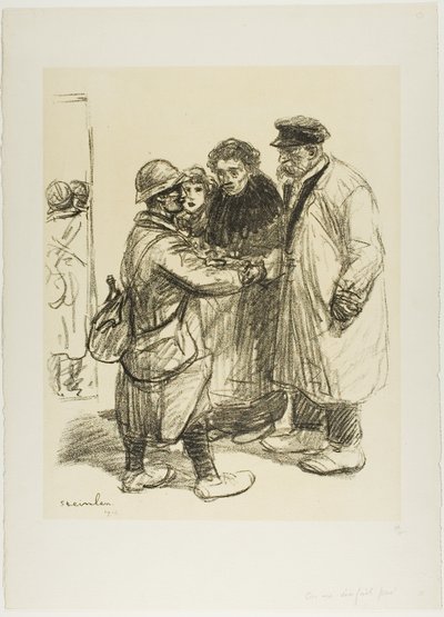 Uno no se acostumbra de Théophile Alexandre Pierre Steinlen