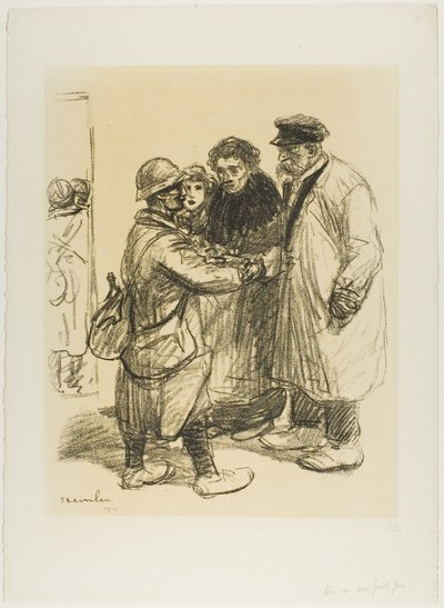 Uno no se acostumbra de Théophile Alexandre Pierre Steinlen