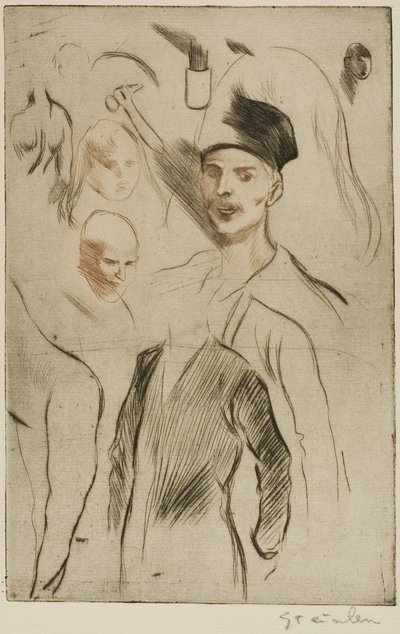 Placa de bocetos, nº 2 de Théophile Alexandre Pierre Steinlen
