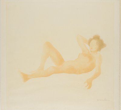 Mujer reclinada de Théophile Alexandre Pierre Steinlen
