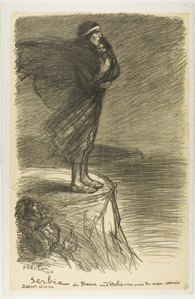Serbia: Sor Ana, plato veinte de Actualités de Théophile Alexandre Pierre Steinlen