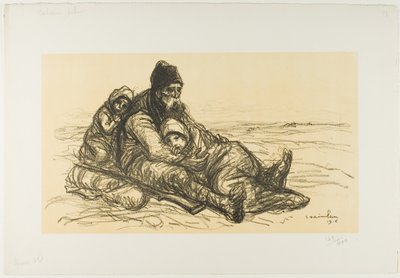 Caballería serbia, segundo episodio de Théophile Alexandre Pierre Steinlen
