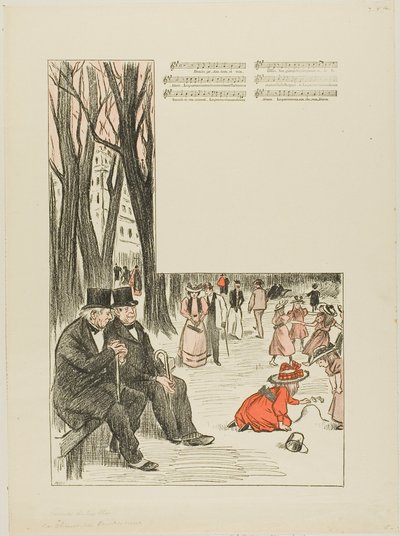 Canción de los pobres ancianos de Théophile Alexandre Pierre Steinlen