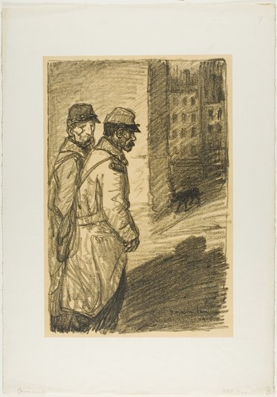 Perros vagabundos de Théophile Alexandre Pierre Steinlen