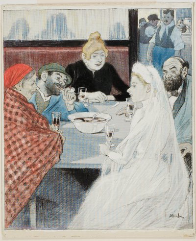 La novia de Théophile Alexandre Pierre Steinlen
