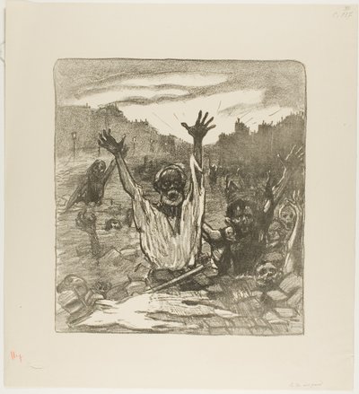 El grito de las calles de Théophile Alexandre Pierre Steinlen