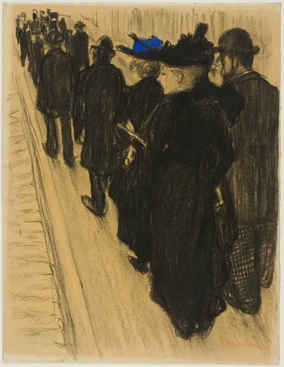 El séquito de Théophile Alexandre Pierre Steinlen