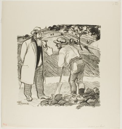 El inspector de campo de Théophile Alexandre Pierre Steinlen
