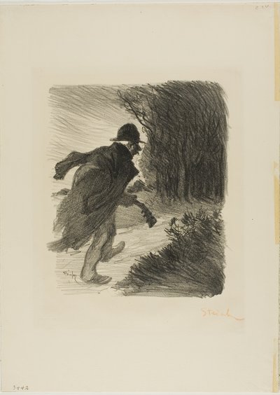 El cantante del bosque de Théophile Alexandre Pierre Steinlen