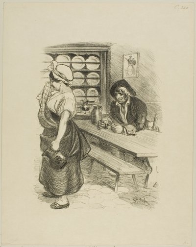 El regreso del marinero de Théophile Alexandre Pierre Steinlen