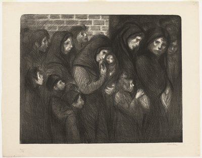Las viudas de Courrières de Théophile Alexandre Pierre Steinlen