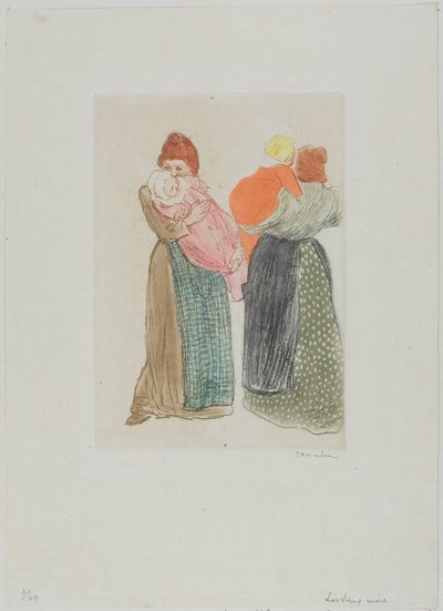 Dos madres de Théophile Alexandre Pierre Steinlen