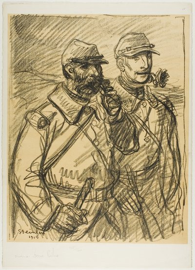 Dos soldados de Théophile Alexandre Pierre Steinlen