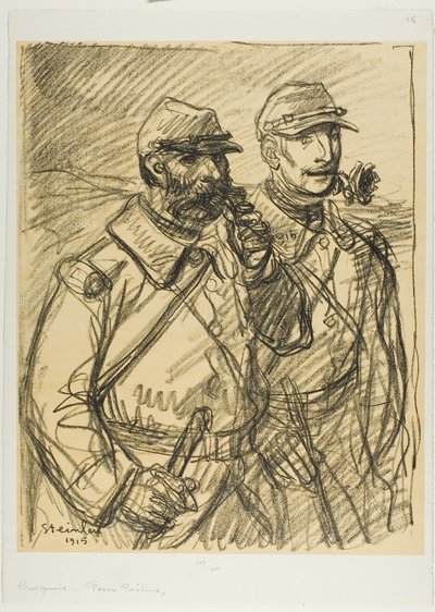 Dos soldados de Théophile Alexandre Pierre Steinlen