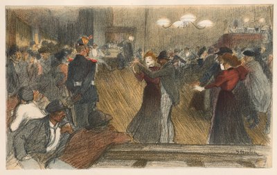 Bal de Barrière, 1898 de Théophile Alexandre Steinlen