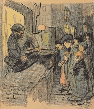Vendedor de castañas de Théophile Alexandre Steinlen