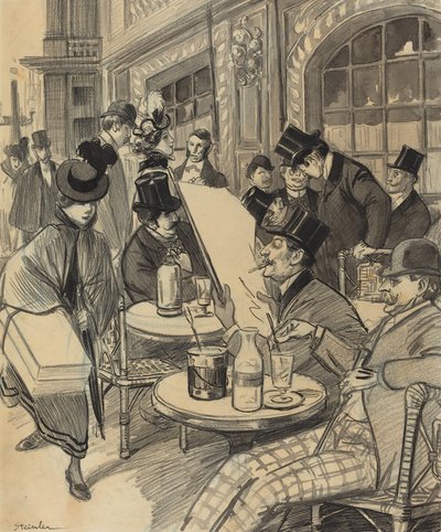 En Casa de Maxime de Théophile Alexandre Steinlen