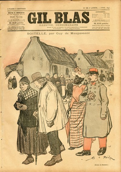 Portada de "Gil Blas" de Théophile Alexandre Steinlen