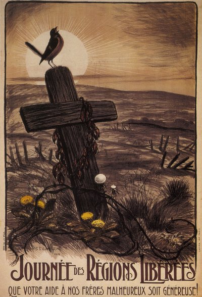 Día de las áreas liberadas, 1919 de Théophile Alexandre Steinlen