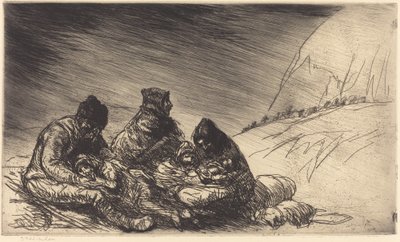 Éxodo de Théophile Alexandre Steinlen