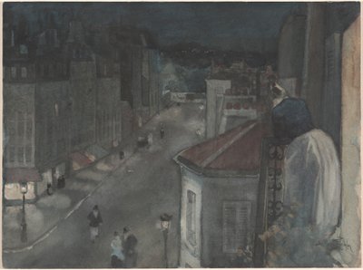 Desde el sexto piso de Théophile Alexandre Steinlen