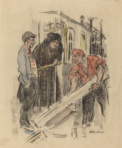Chismes, finales del siglo XIX-principios del siglo XX de Théophile Alexandre Steinlen