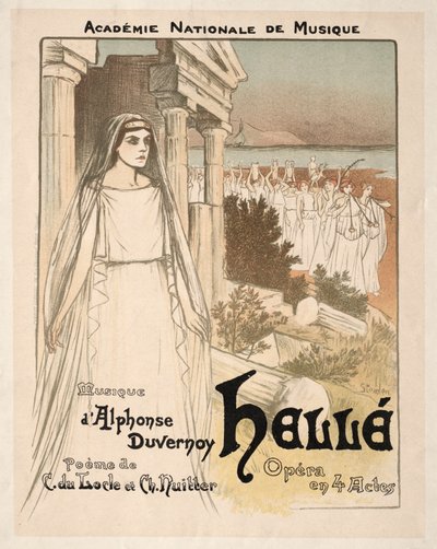 Hellé - Ópera en 4 actos, 1896 de Théophile Alexandre Steinlen