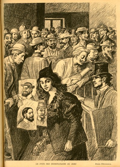 Ilustración de Heidbrinck (1852-1914) en Le Rire de Théophile Alexandre Steinlen