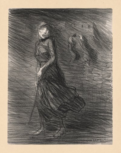 En la calle (Dans la Rue) de Théophile Alexandre Steinlen