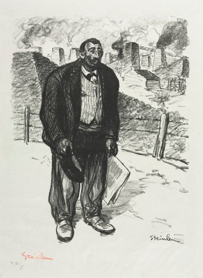 El trabajador honrado de Théophile Alexandre Steinlen