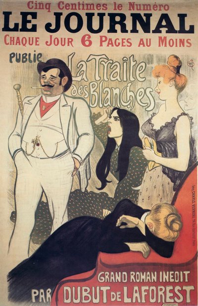 Le Journal, cartel, 1899 de Théophile Alexandre Steinlen