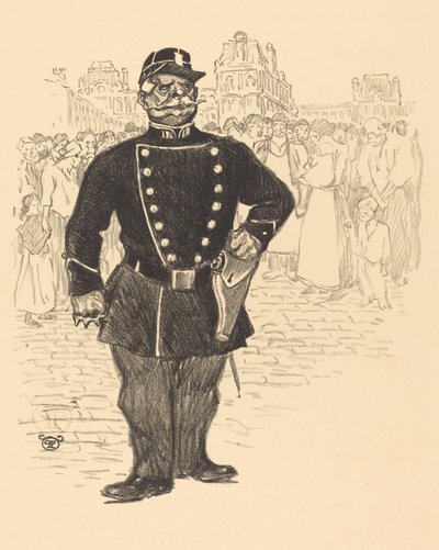Paz en las calles, finales del siglo XIX-principios del siglo XX de Théophile Alexandre Steinlen