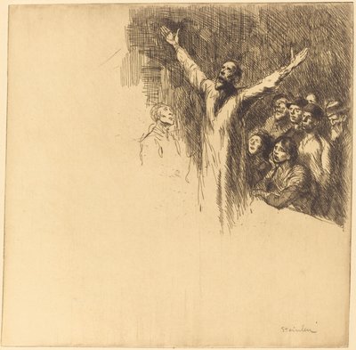 Profeta Le prophète de Théophile Alexandre Steinlen