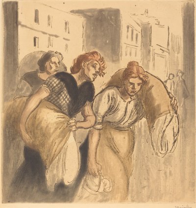 Regreso del lavadero de Théophile Alexandre Steinlen