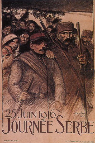 Día de Serbia, 25 de junio de 1916, 1916 de Théophile Alexandre Steinlen