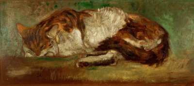 Th. A. Steinlen, Gato durmiendo de Théophile Alexandre Steinlen