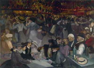 El baile del 14 de julio de Théophile Alexandre Steinlen