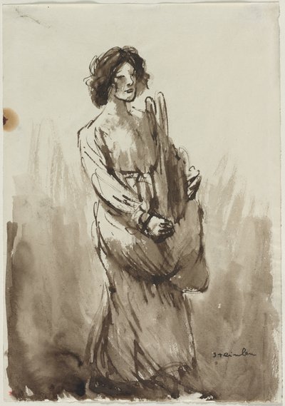 El portador de pan, último cuarto del siglo XIX o primer cuarto del siglo XX de Théophile Alexandre Steinlen
