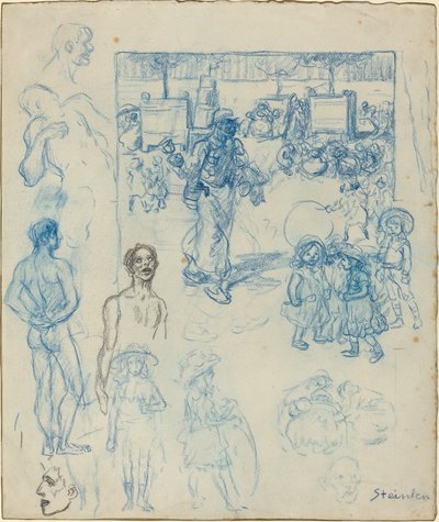 El comerciante de cocos, finales del siglo XIX-principios del siglo XX de Théophile Alexandre Steinlen