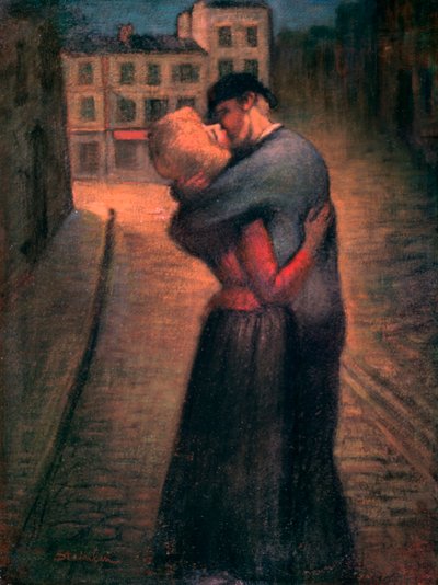 El beso, c. 1879-1923 de Théophile Alexandre Steinlen