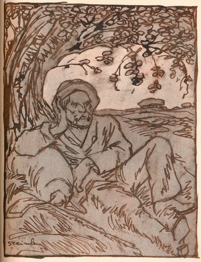 El vagabundo, c. 1879-1914, 1914 de Théophile Alexandre Steinlen