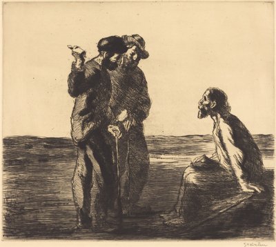 Tres compañeros de Théophile Alexandre Steinlen