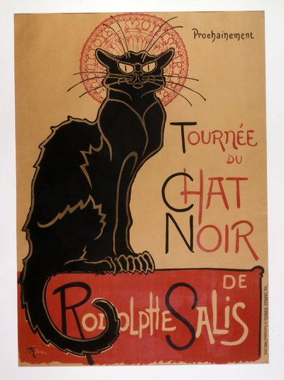Tournée du Chat Noir de Rodolphe Salis de Théophile Alexandre Steinlen