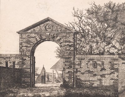 Puerta de la fortaleza en Rysensten de Thorald Læssøe