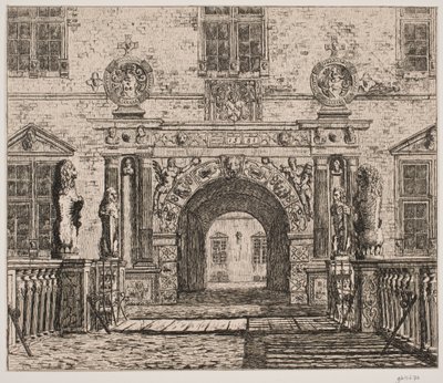 Puerta de entrada en Vallø de Thorald Læssøe