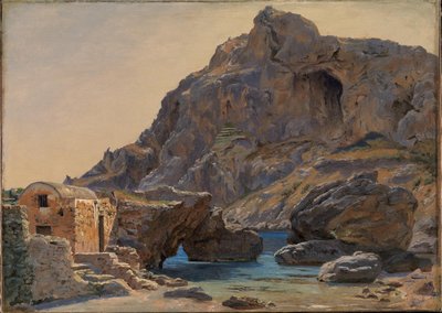 Vista de Marina Piccola, Capri: Luz de la tarde de Thorald Læssøe