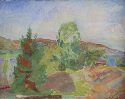 Solsticio de verano. Paisaje de Thorvald Erichsen